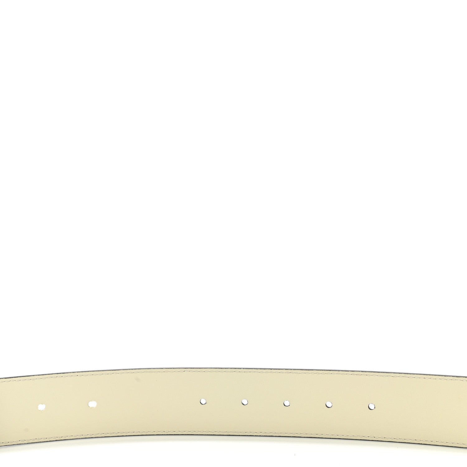 Gucci Plutone Calfskin Double G 40mm Belt 85 34 Mystic White 4 of 5