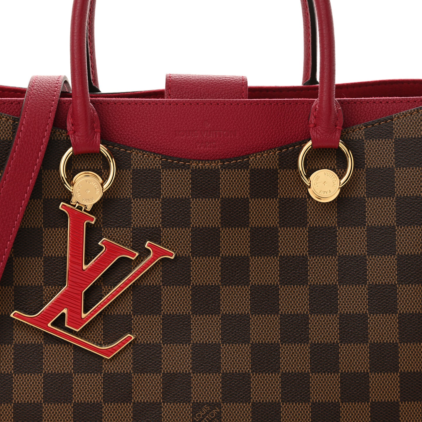 Damier Ebene LV Riverside Lie De Vin