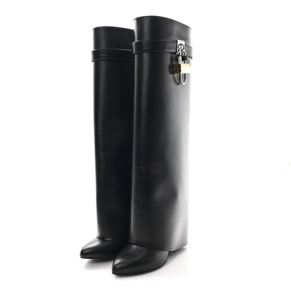 Givenchy Calfskin Shark Lock Pant Boots 37 Black 4 of 9