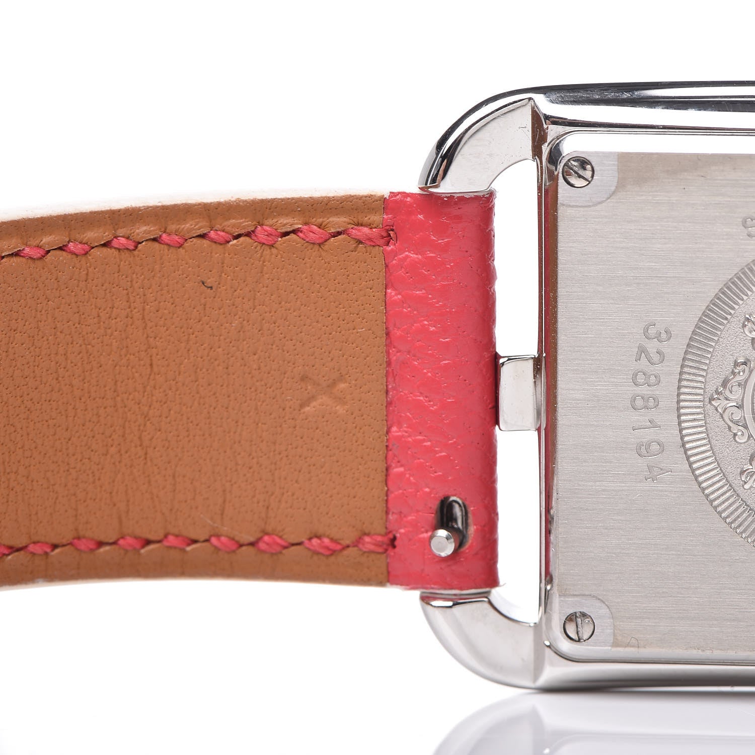 Hermes Stainless Steel Chevre Mysore 29mm Cape Cod Quartz Watch Bougainvillier 7 of 8