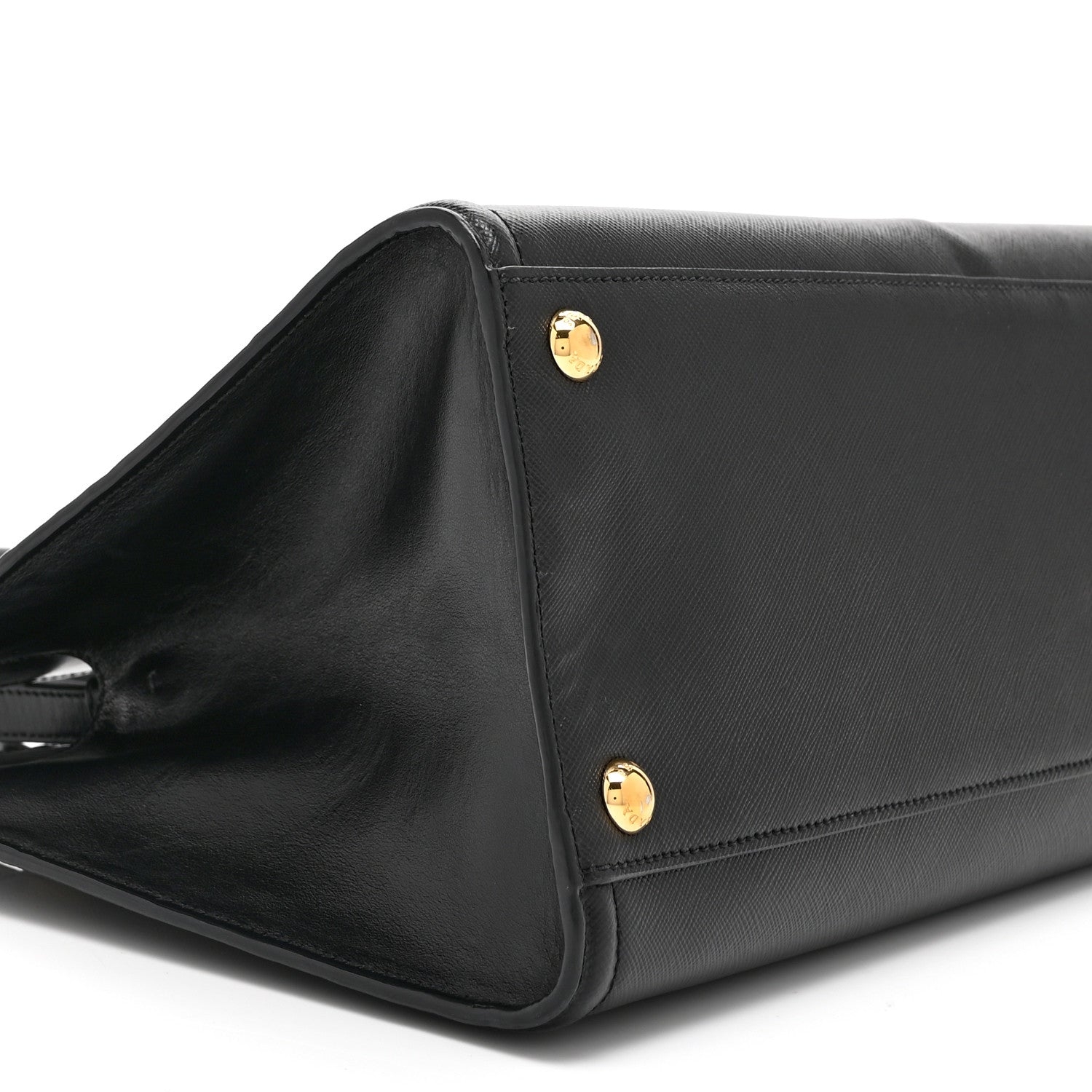 Prada Saffiano Soft Calfskin Tote Black 9 of 10