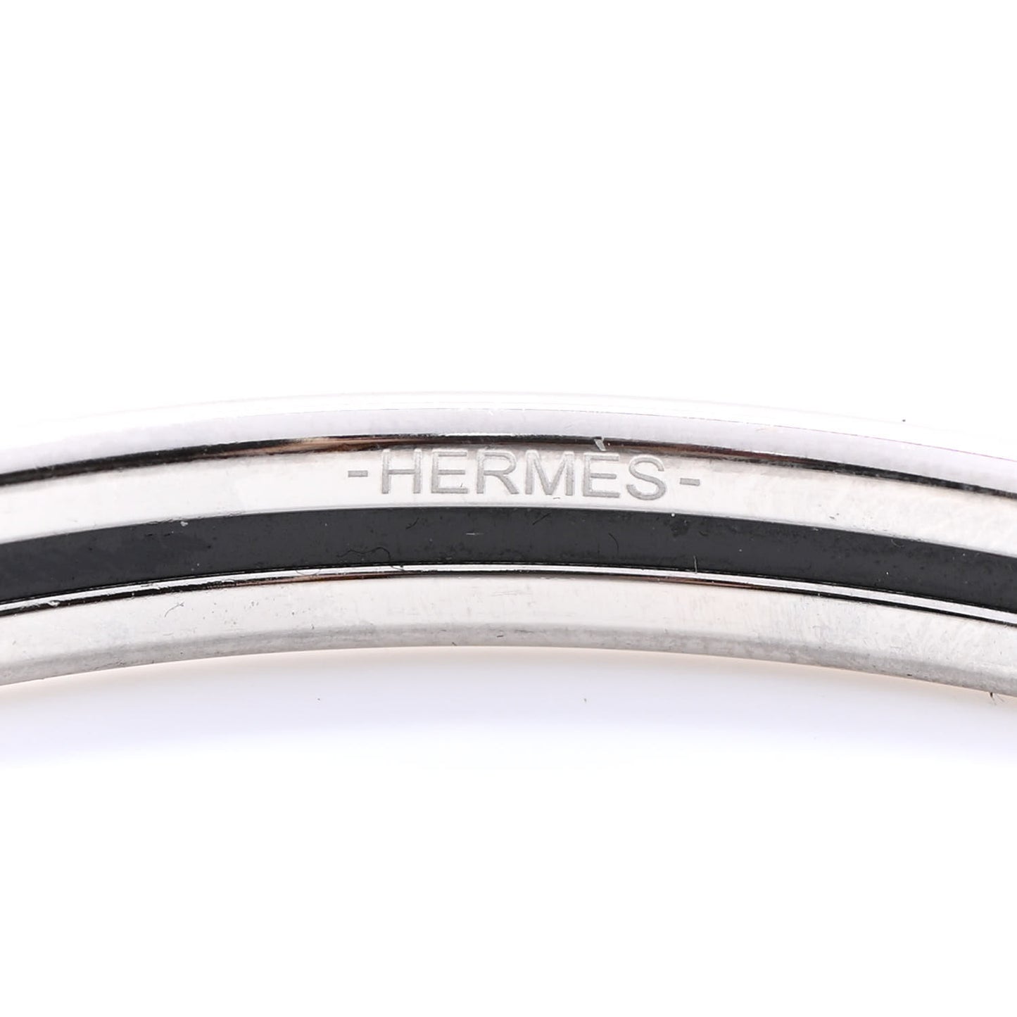 Enamel Uni Bangle Marron Glace