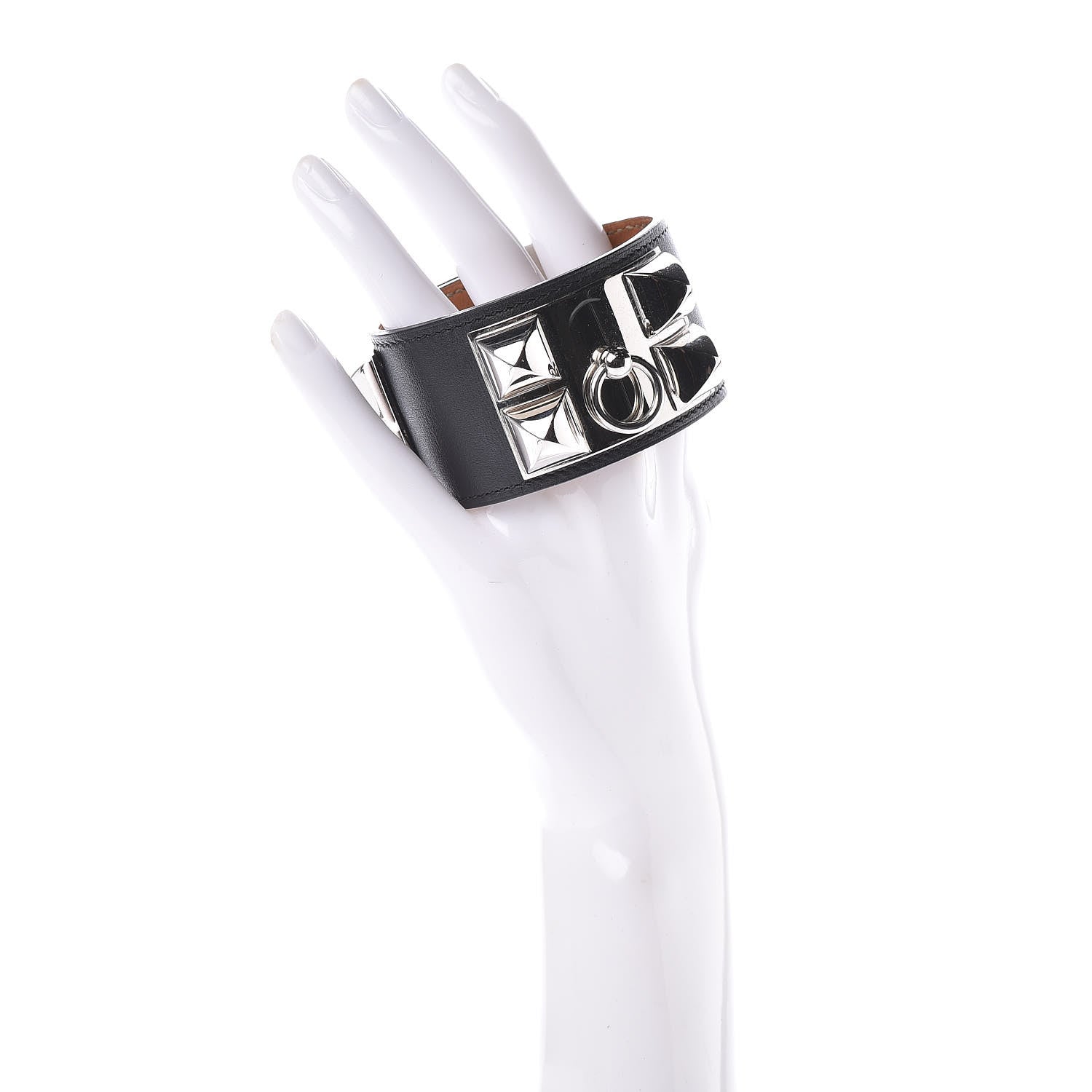 Hermes Chamonix Collier De Chien CDC Bracelet S Black 2 of 9