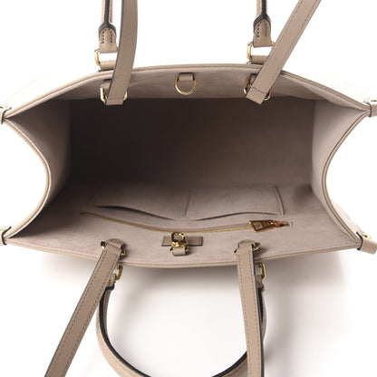 Louis Vuitton Empreinte Monogram Giant Onthego MM Tourterelle Creme 5 of 10
