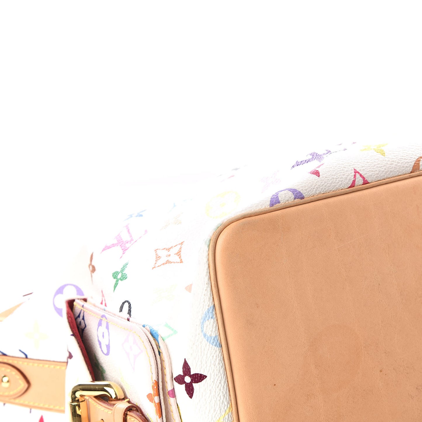 Monogram Multicolor Petit Noe White