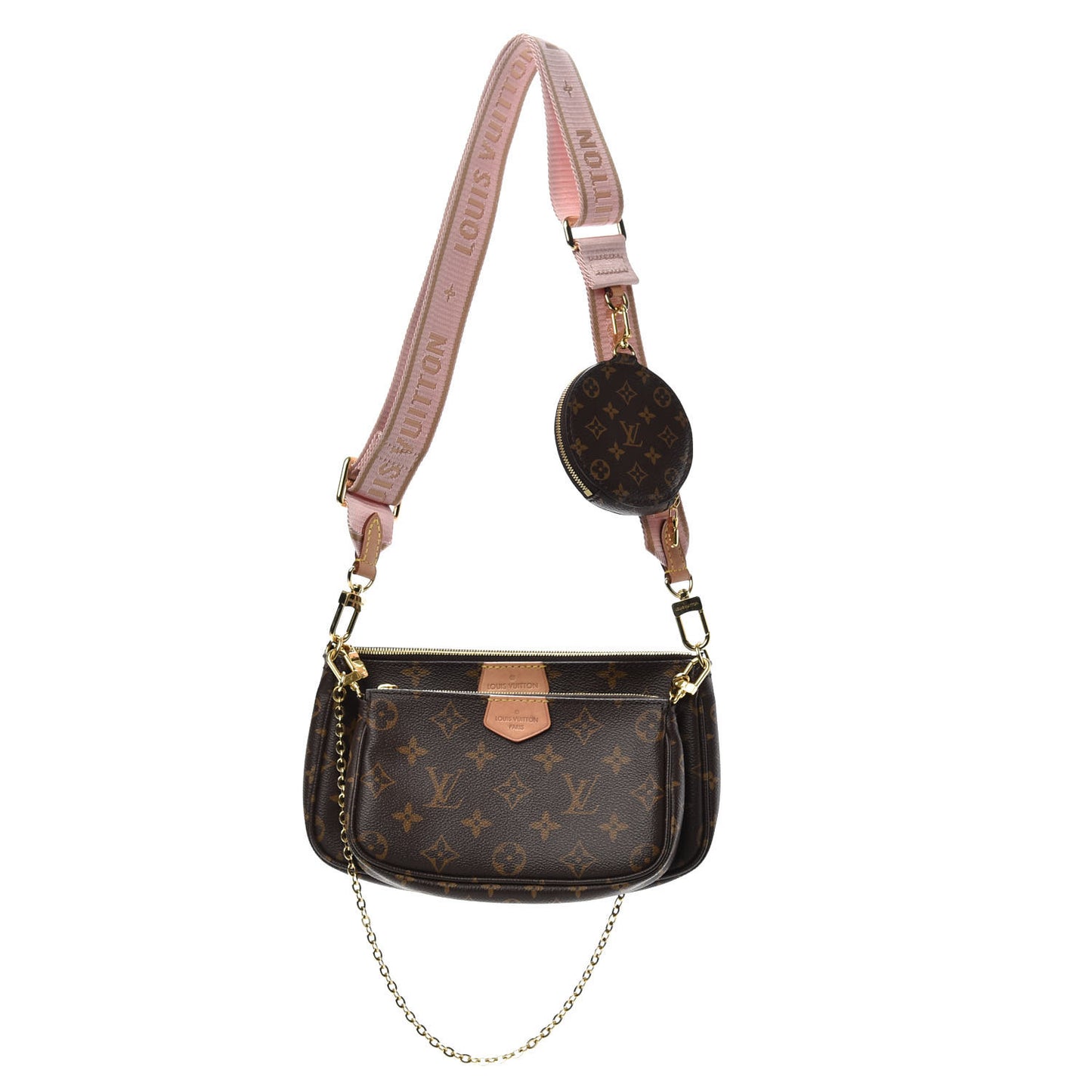 Monogram Multi Pochette Accessories Rose Clair