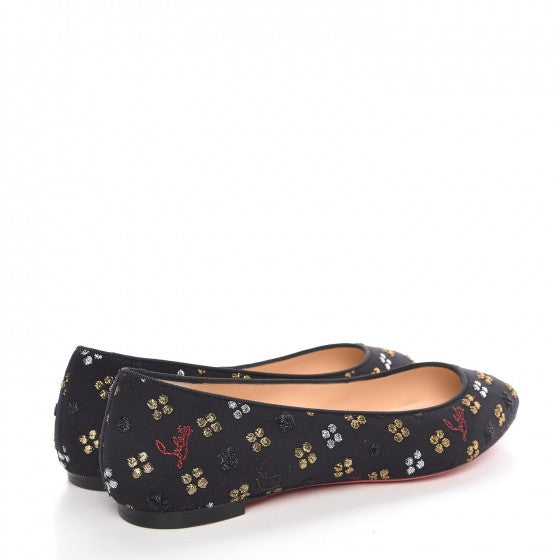 Jacquard Loubi In The Sky Eloise Flats 40 Multi Black