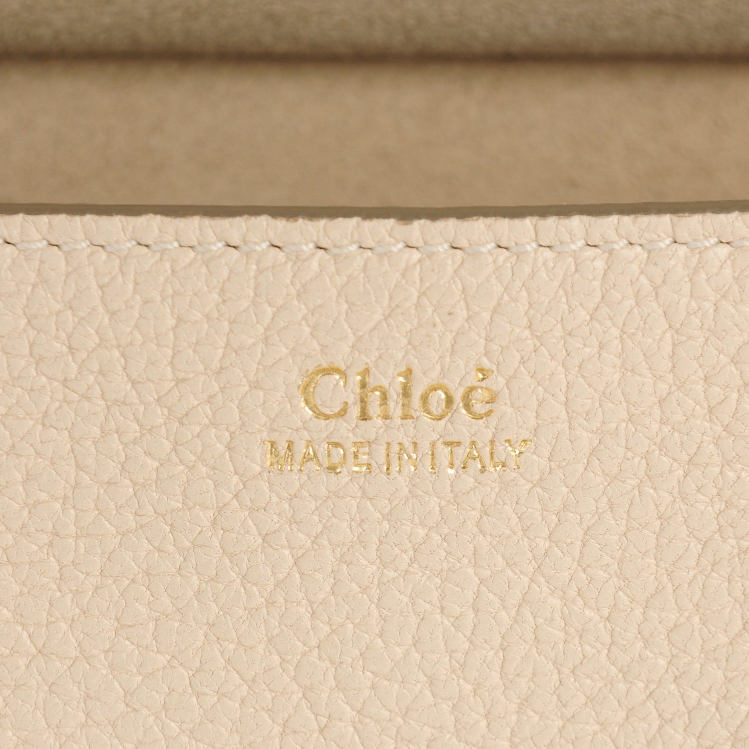 Chloe Grained Calfskin Medium Drew Shoulder Bag Abstract White 6 of 9