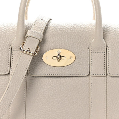 Mulberry Heavy Grain Small Bayswater Satchel Chalk 7 of 9