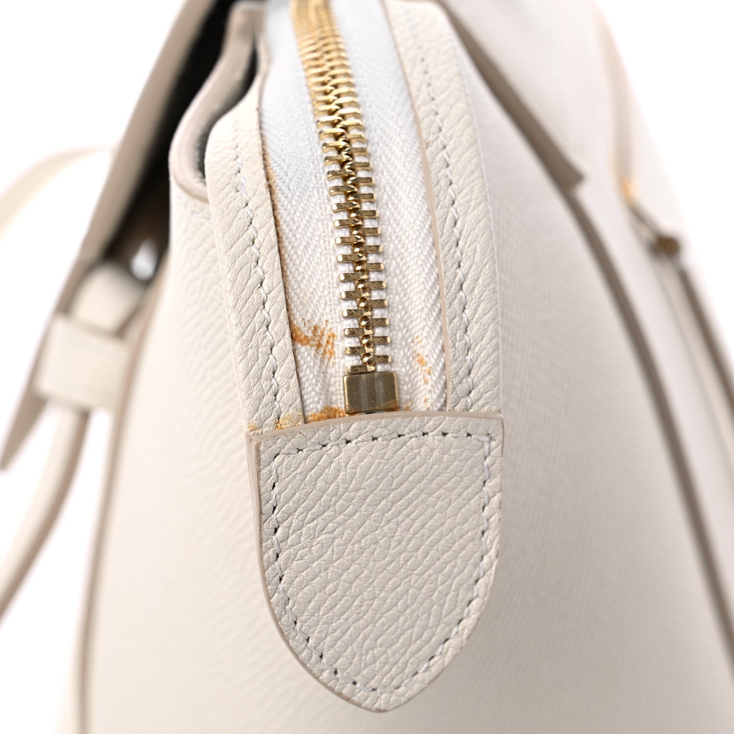 Celine Grained Calfskin Mini Belt Bag White 18 of 18
