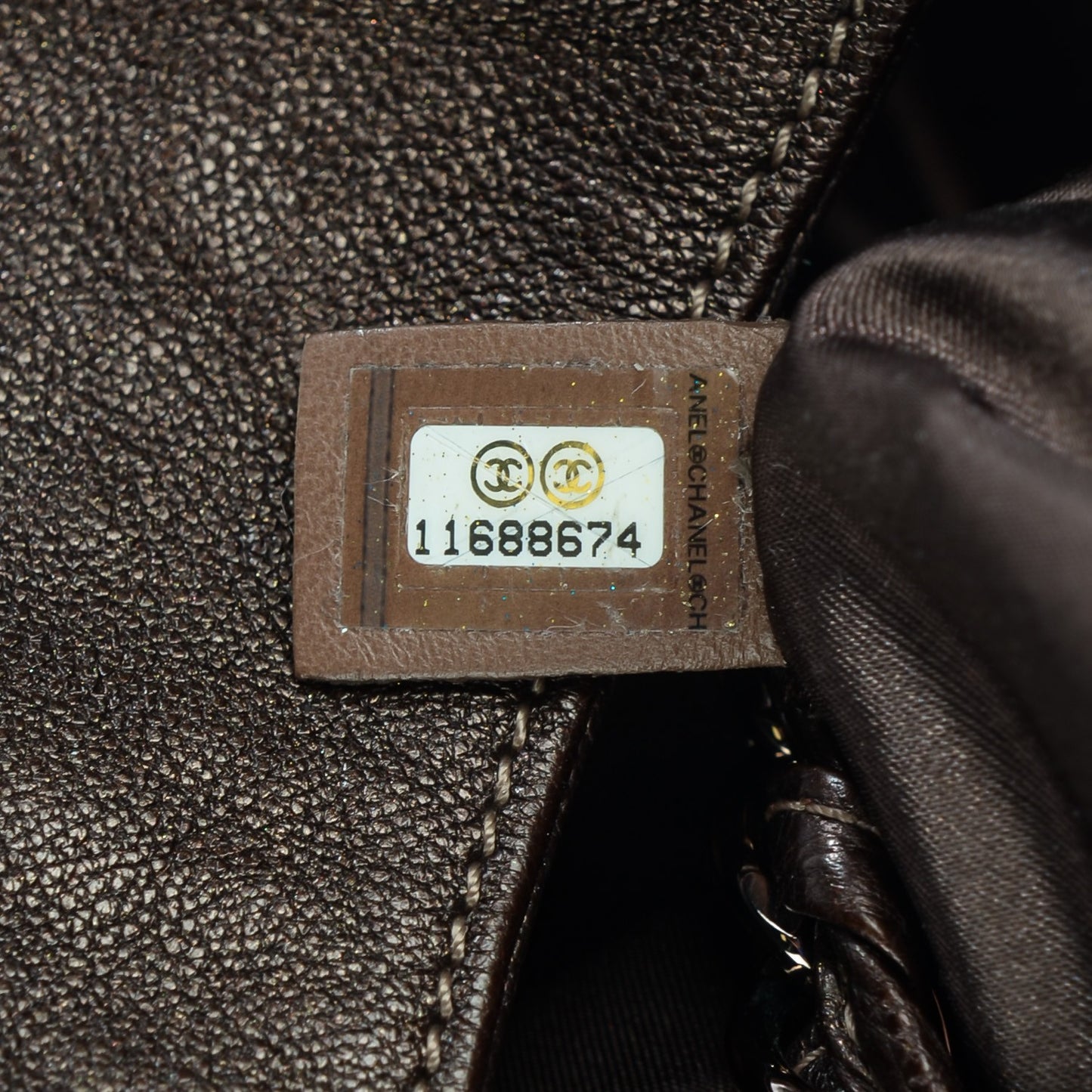Calfskin Baby Coco Cabas Bronze
