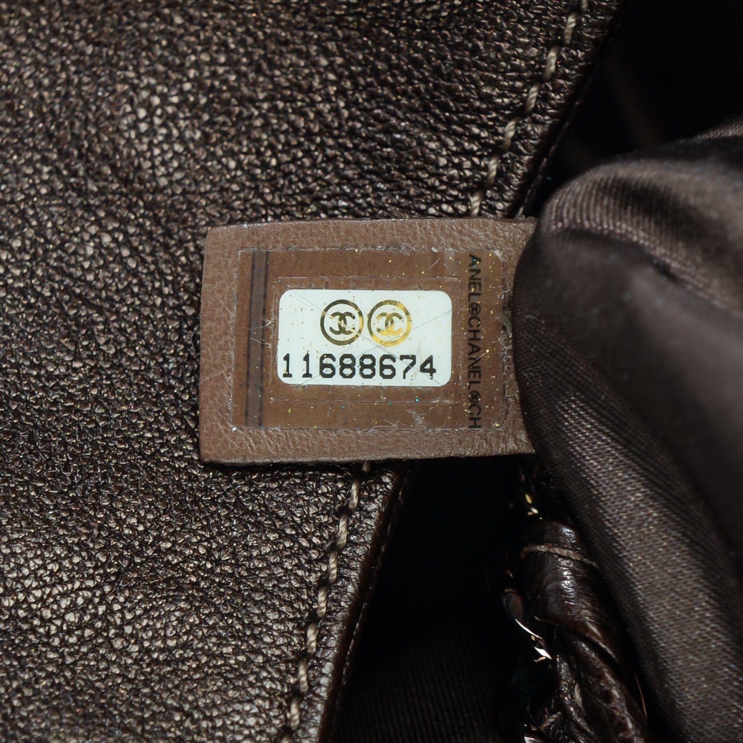 Chanel Calfskin Baby Coco Cabas Bronze 8 of 9