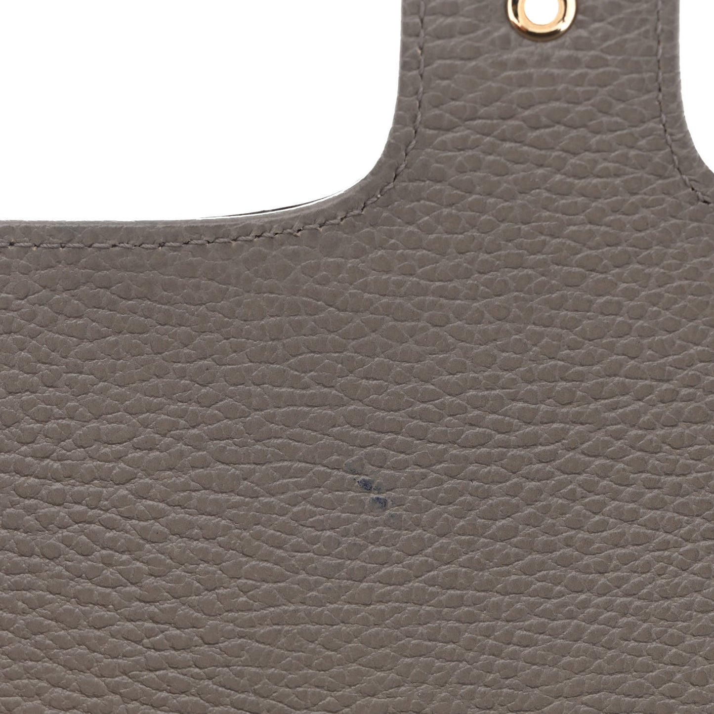 Dollar Calfskin Medium Interlocking G Top Handle Shoulder Bag Loess