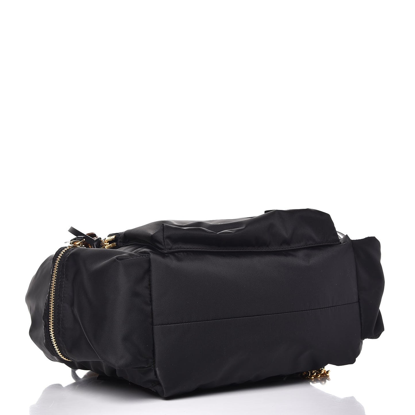 Nylon Large Rucksack Backpack Black