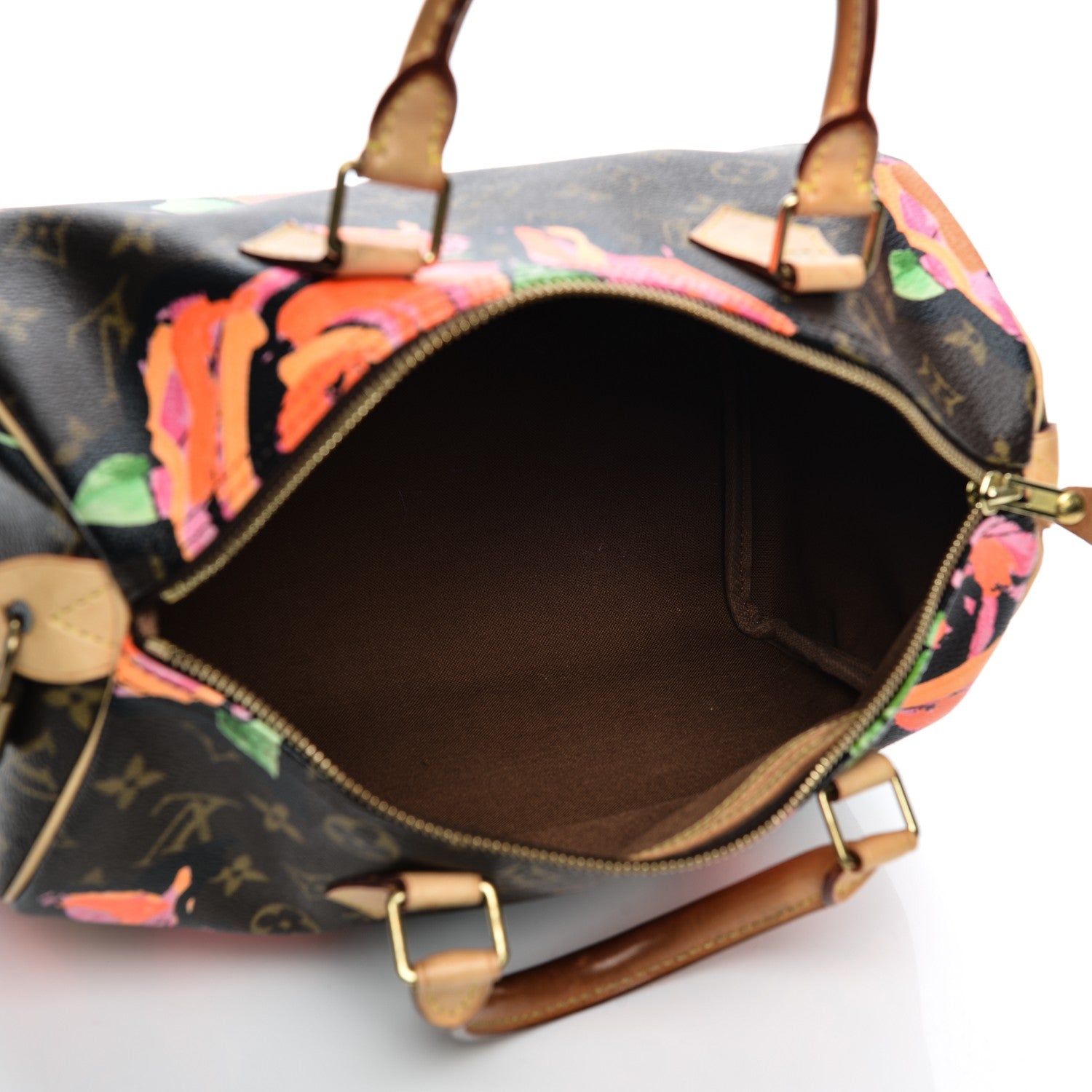 Louis Vuitton Monogram Roses Speedy 30 5 of 10