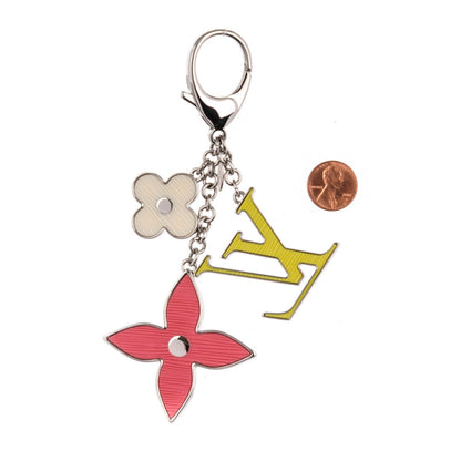 Louis Vuitton Fleur d'Epi Bag Charm Tri-Color 2 of 6