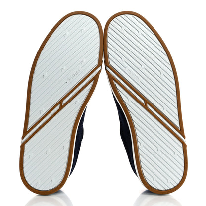 Hermes Denim Mens Kid Sneakers 43.5 Bleu Brut Bleu Celeste 5 of 8