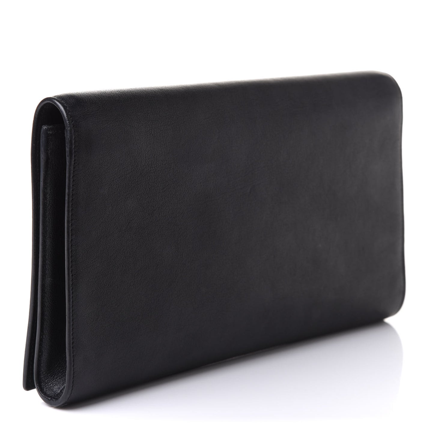Calfskin Monogram Large Belle De Jour Clutch Black