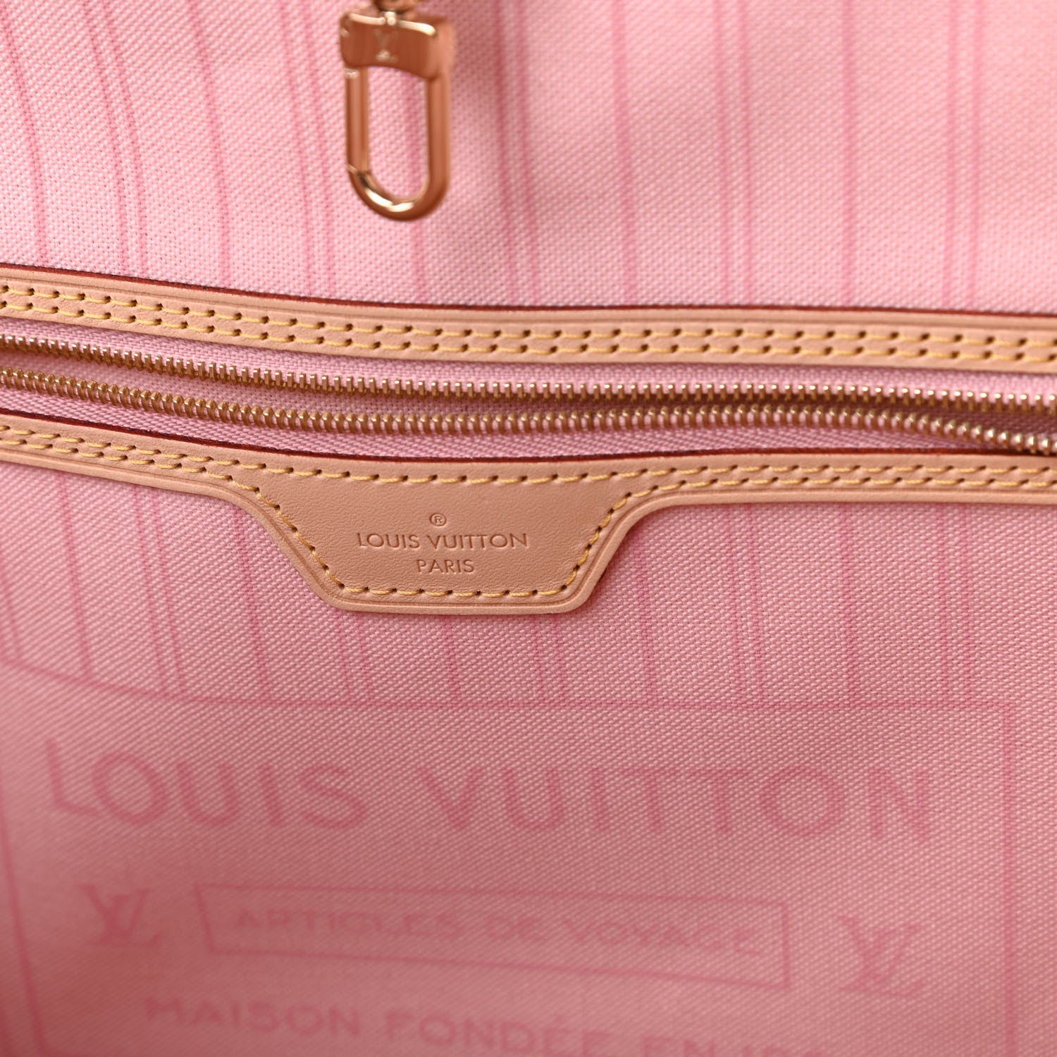 Louis Vuitton Damier Azur Neo Neverfull MM Rose Ballerine 8 of 10
