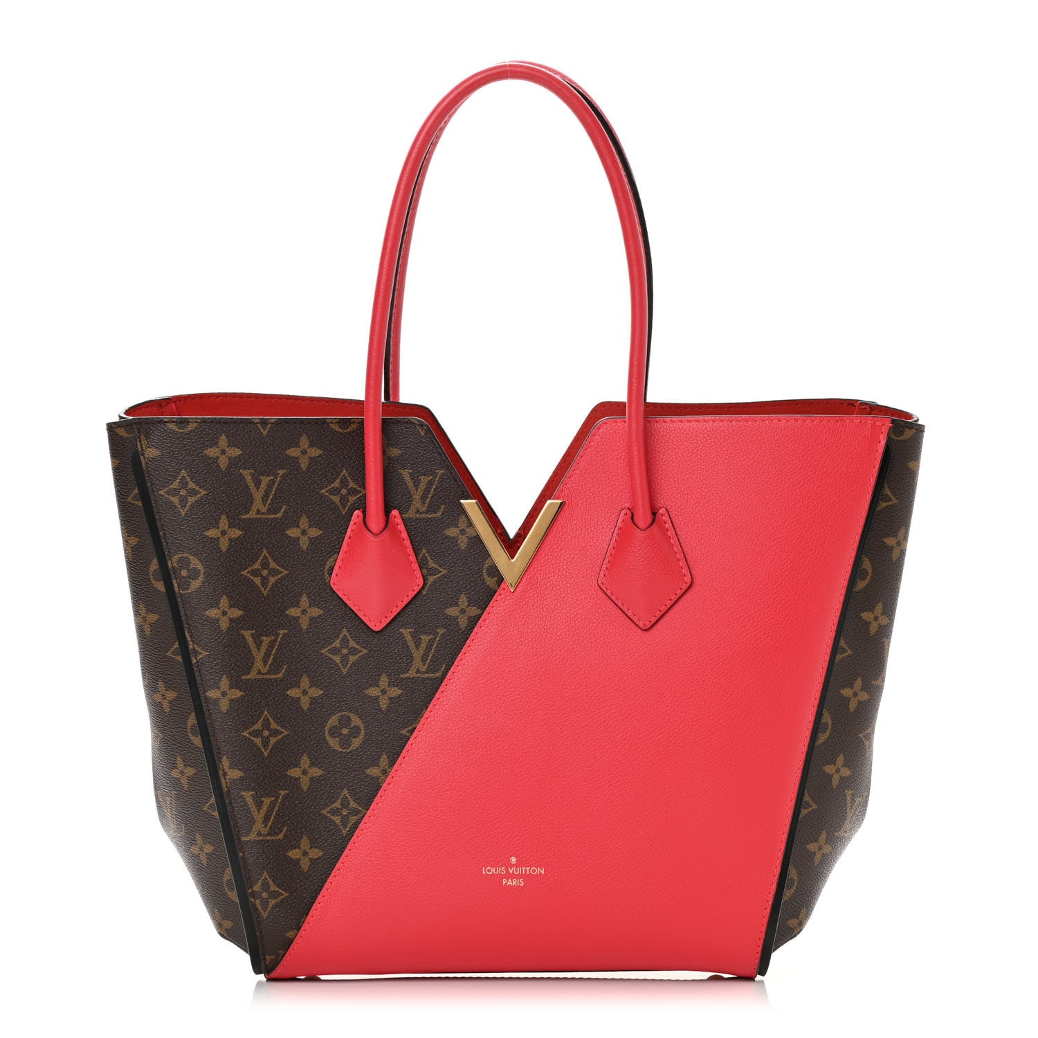 Louis Vuitton Calfskin Monogram Kimono Tote Cherry 1 of 11