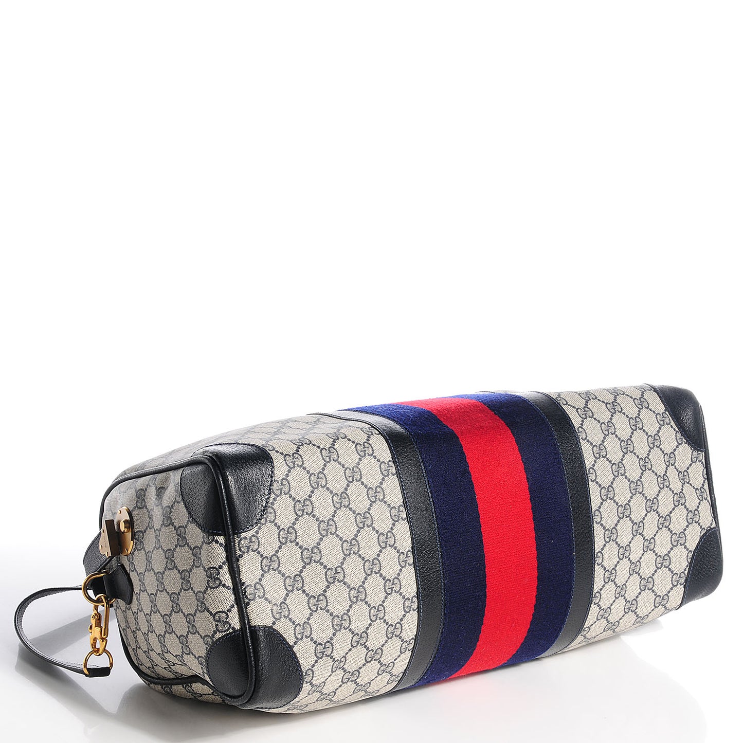 Monogram Vintage Web Duffle Bag Navy