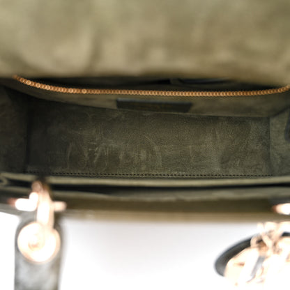 Christian Dior Snakeskin Medium Lady Dior Green 5 of 16