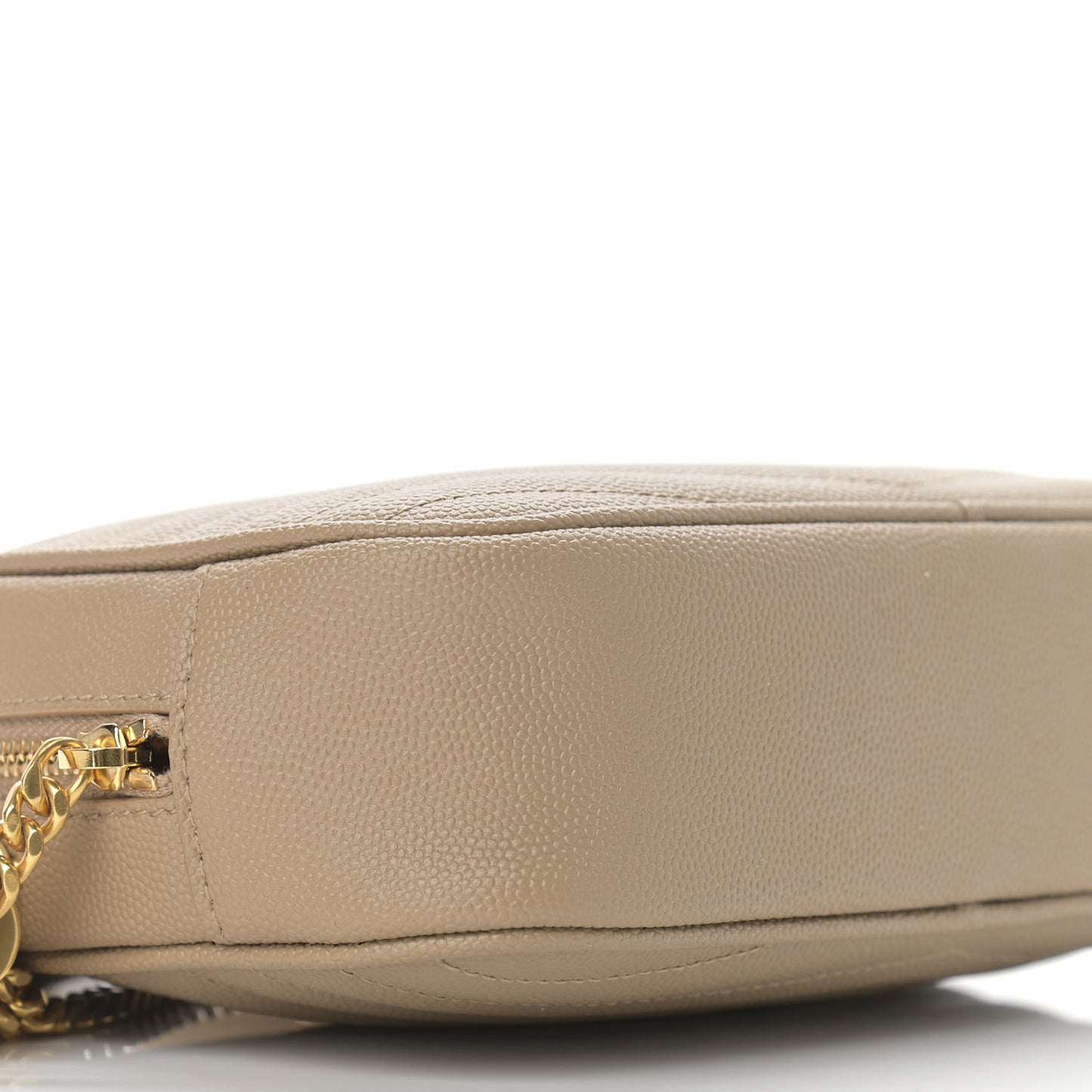 Grain De Poudre Matelasse Monogram Mini Lou Camera Bag Dark Beige