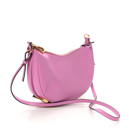 Fendi Vitello Grace Matte Mini Fendigraphy Hobo Bag Rosa 3 of 10