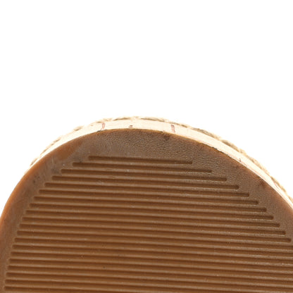 Chanel Cord Lambskin Quilted Logo Mules 35 Beige 13 of 13