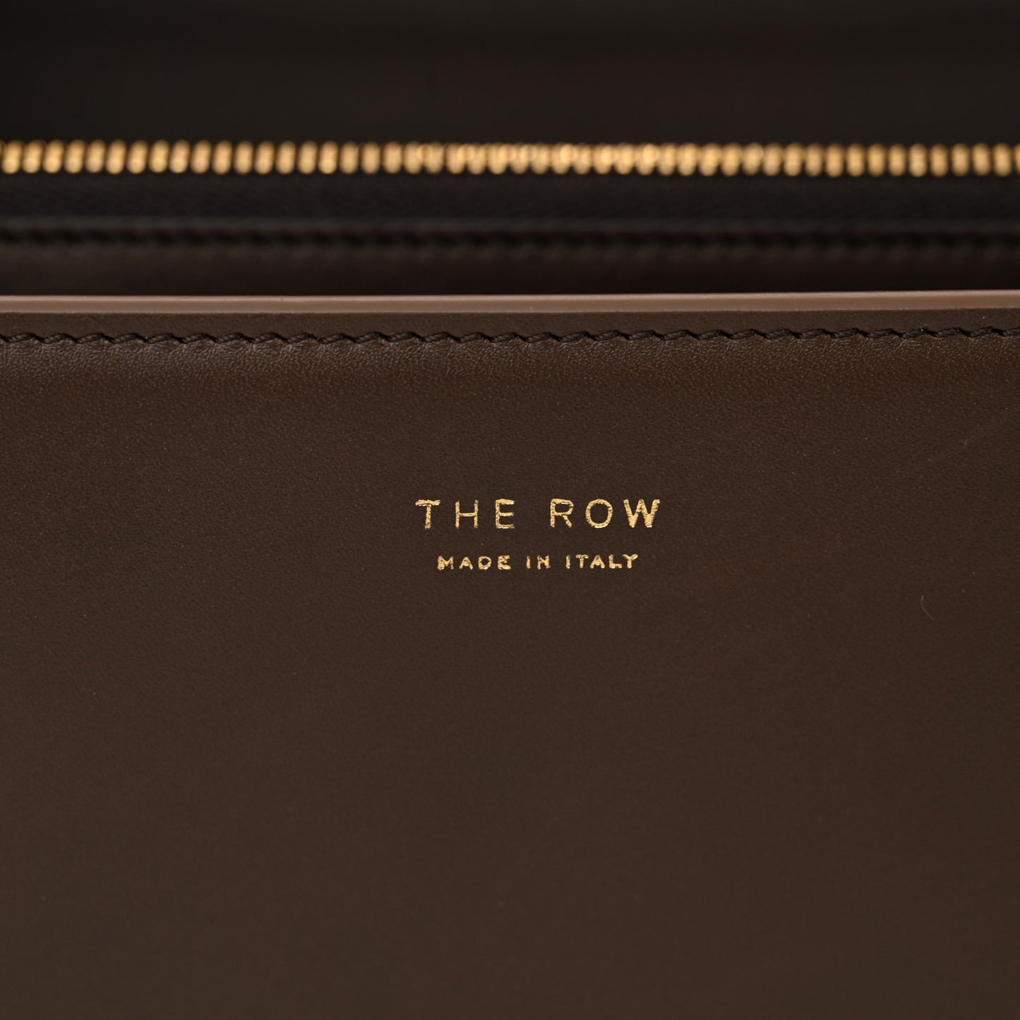 Sleek Calfskin The Sofia 10 Top Handle  Stone