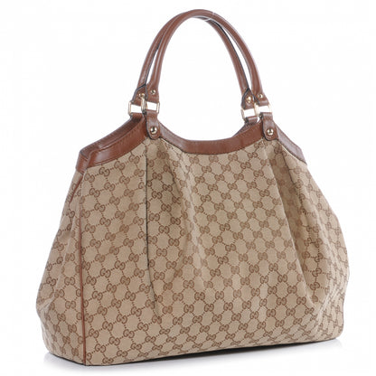 Gucci Monogram Large Sukey Light Brown 3 of 6