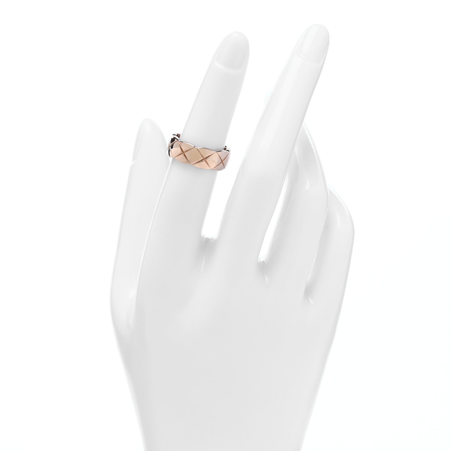 Chanel 18K Beige Gold Small Coco Crush Ring 50 5.25 2 of 5