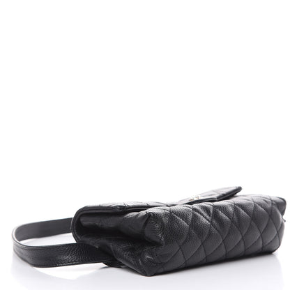 Chanel Grained Calfskin Quilted 2.55 Reissue Flap Belt Bag Clutch Black 4 of 17