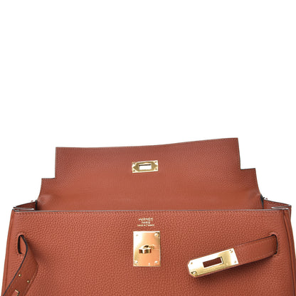 Hermes Togo Kelly Retourne 32 Cuivre 10 of 47