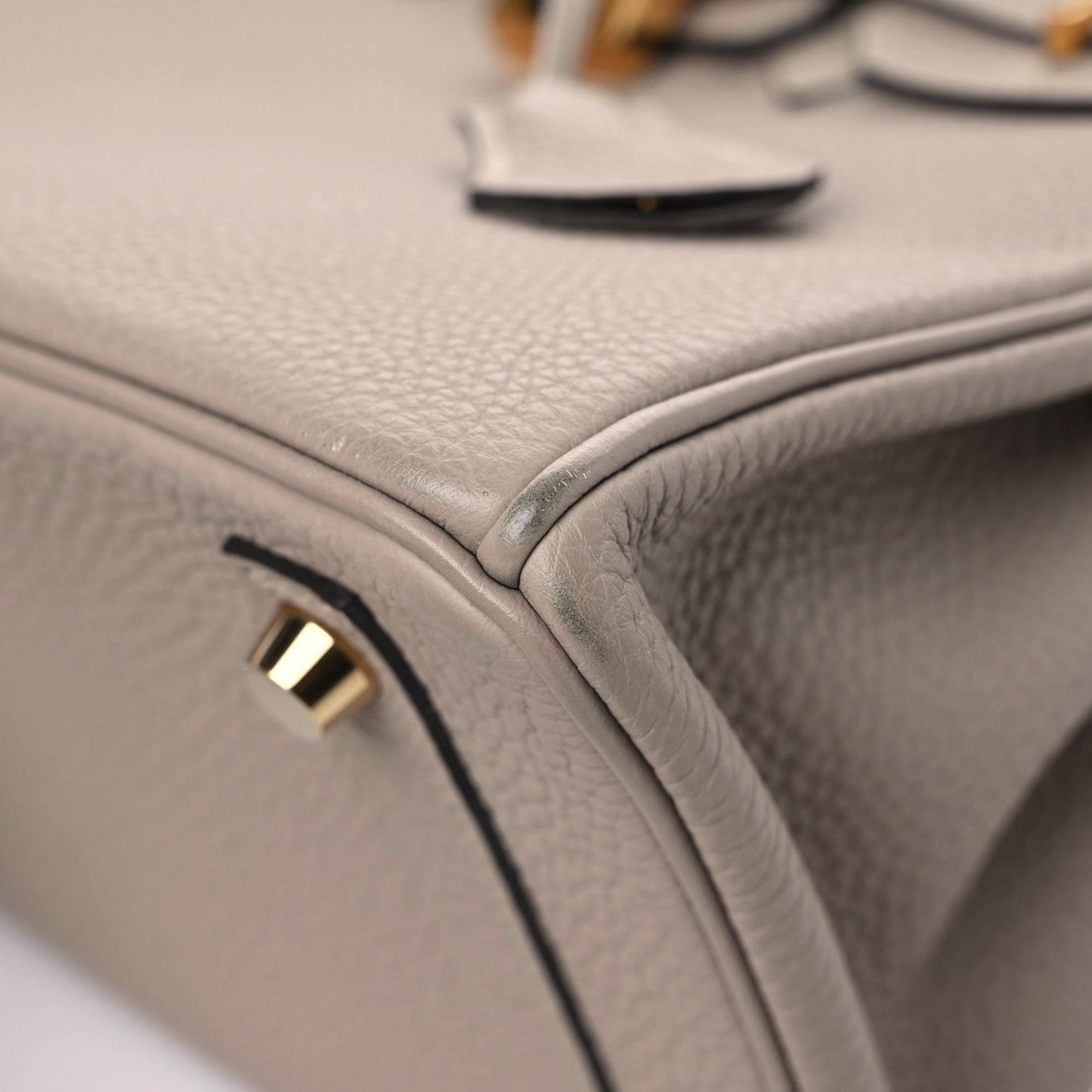 Hermes Togo Birkin 25 Gris Tourterelle 7 of 10