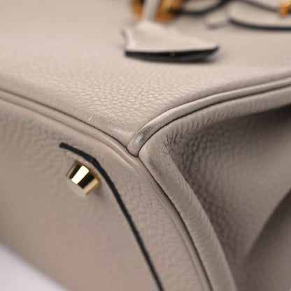 Hermes Togo Birkin 25 Gris Tourterelle 7 of 10