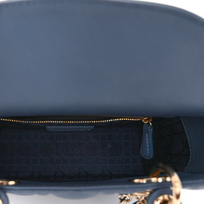 Christian Dior Lambskin Cannage Small My ABCDior Lady Dior Denim Blue 5 of 9