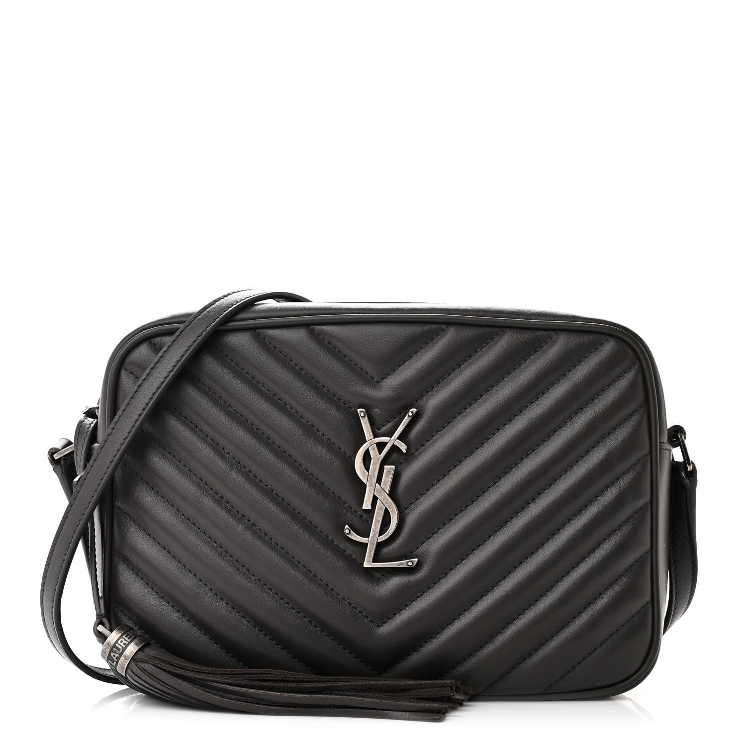 Saint Laurent Calfskin Matelasse Monogram Lou Camera Bag 1 of 10