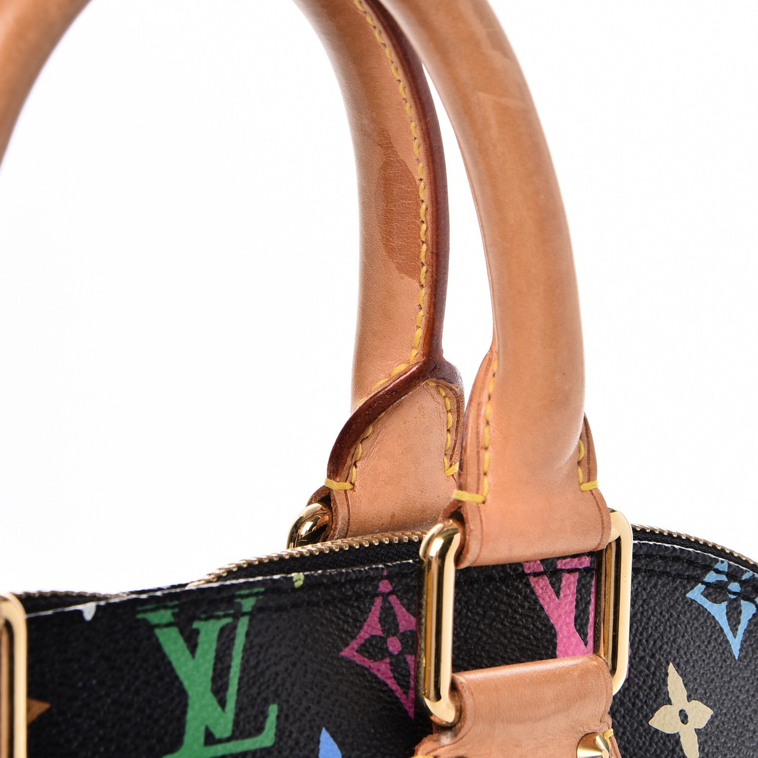 Louis Vuitton Monogram Multicolor Alma Black 10 of 14