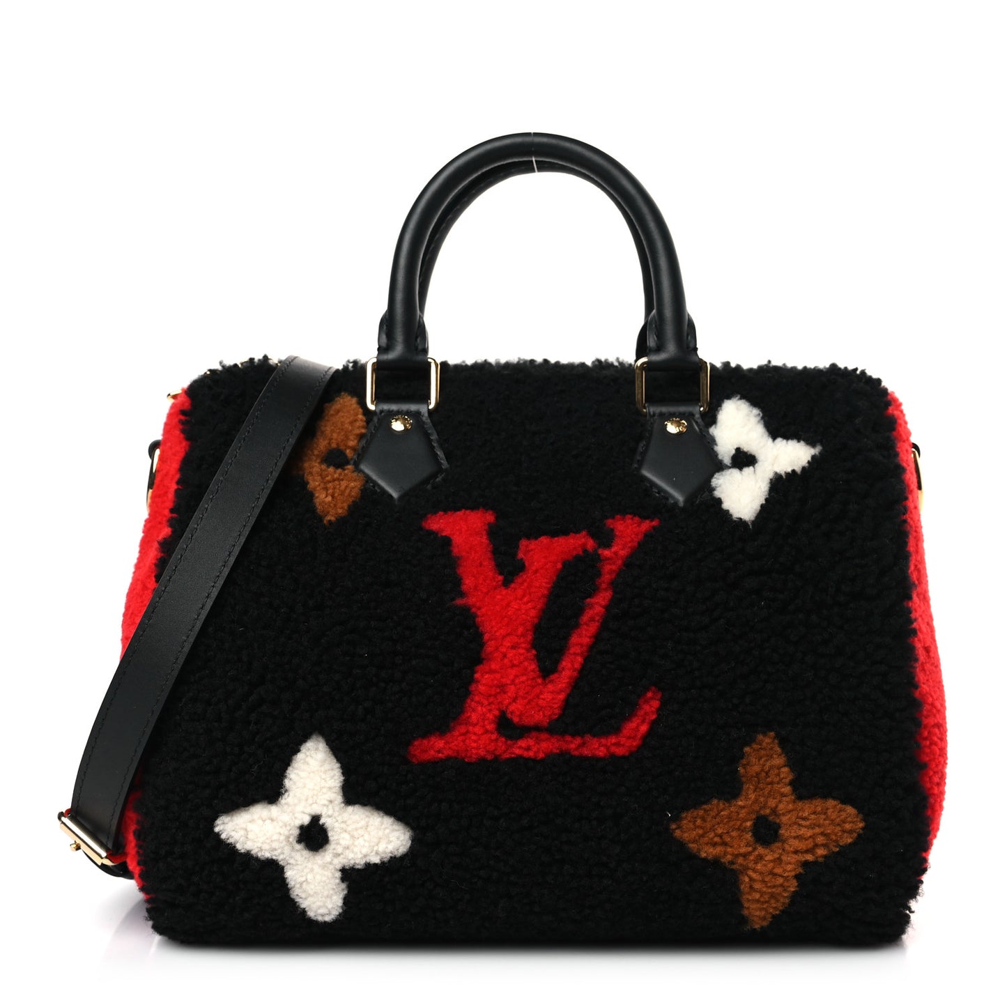 Monogram Teddy Speedy Bandouliere 25 Red