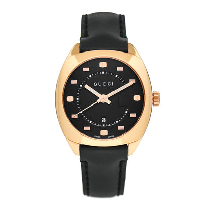 Gucci Stainless Steel Calfskin 36mm GG2570 Watch Black 1 of 5