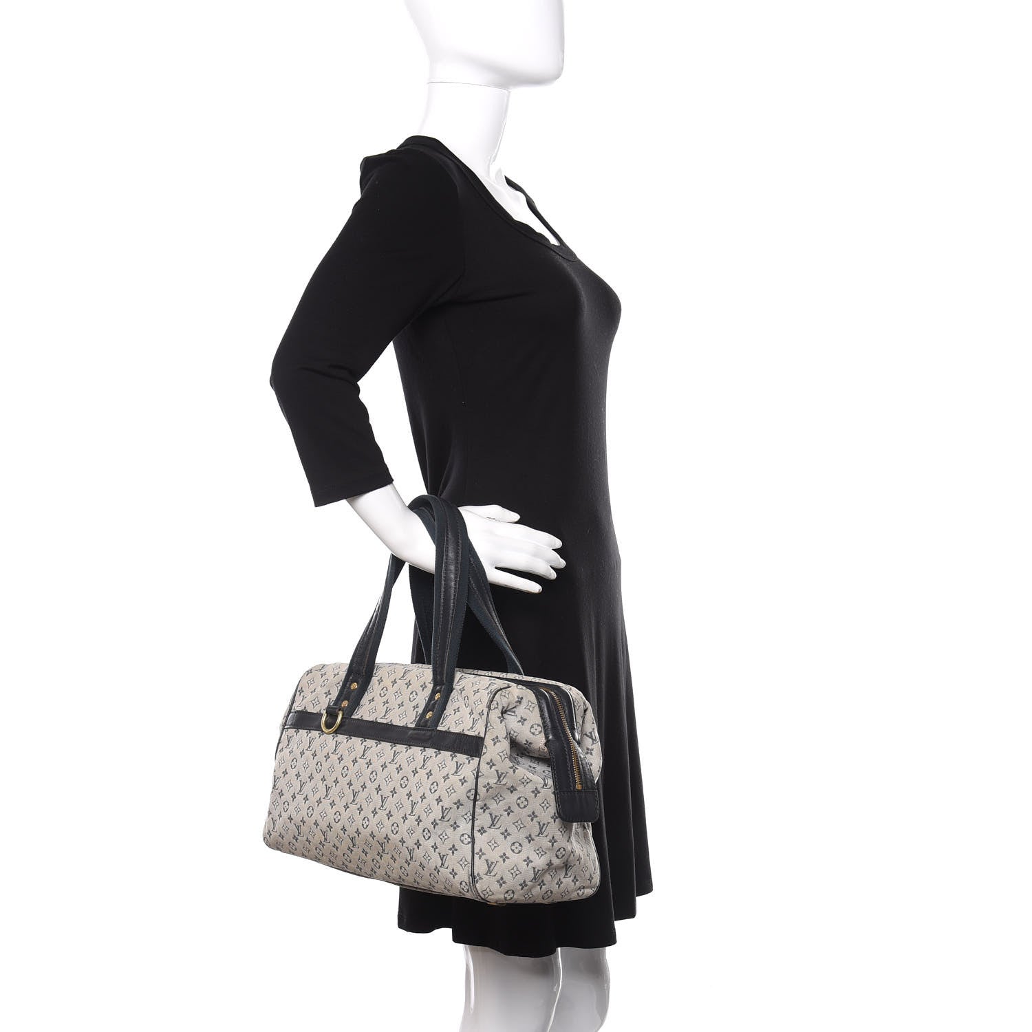 Louis Vuitton Mini Monogram Josephine GM Blue 2 of 10
