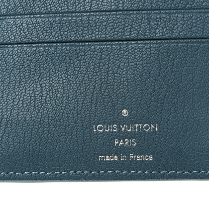 Louis Vuitton Crocodile Multiple Wallet Blue Pool 7 of 8