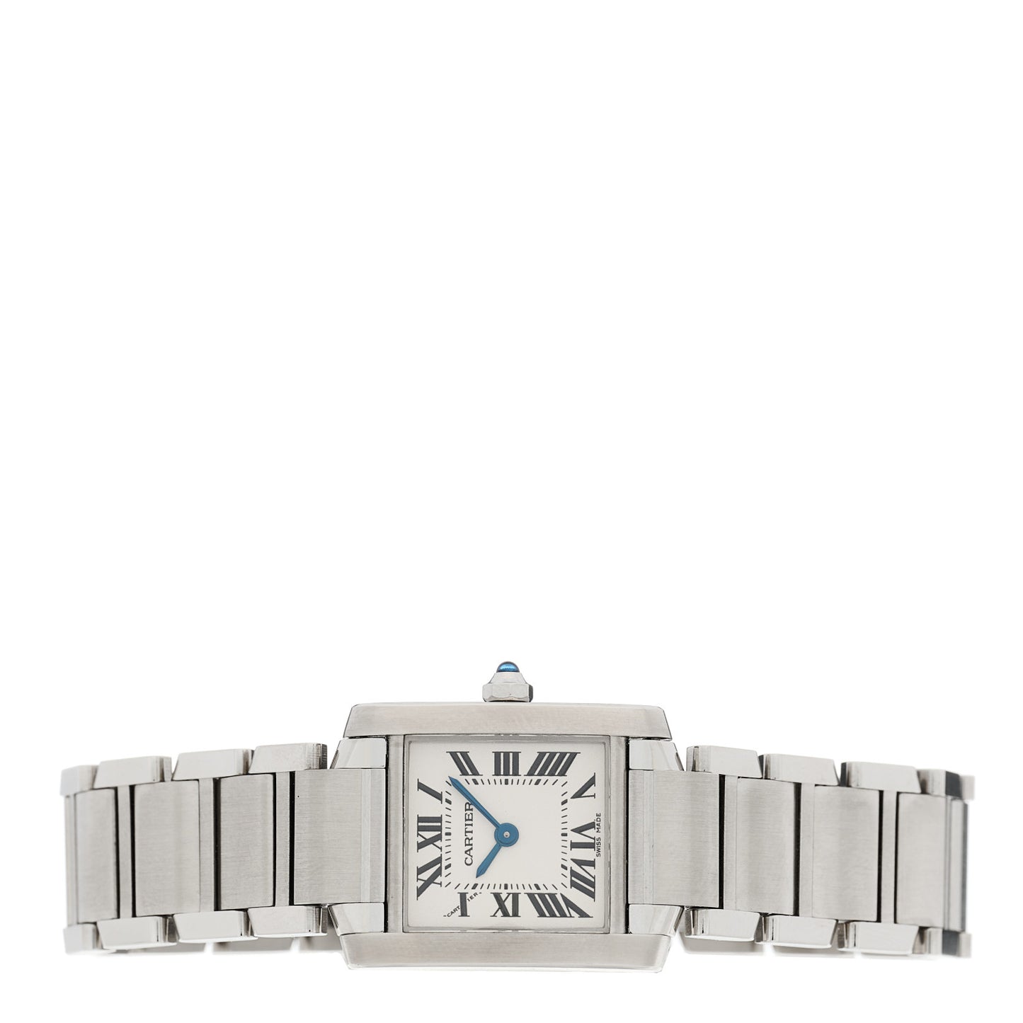 Stainless Steel 20mm Tank Francaise Quartz Watch
