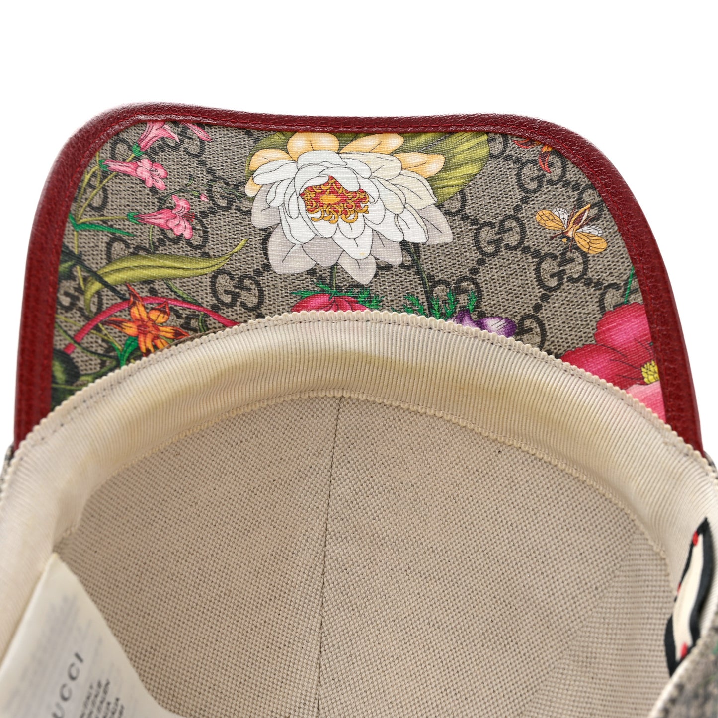 GG Supreme Flora Claudia Baseball Hat 56 S Red