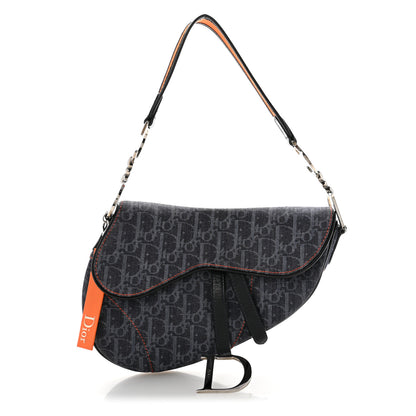 Christian Dior Denim Monogram Flight Saddle Bag 1 of 15