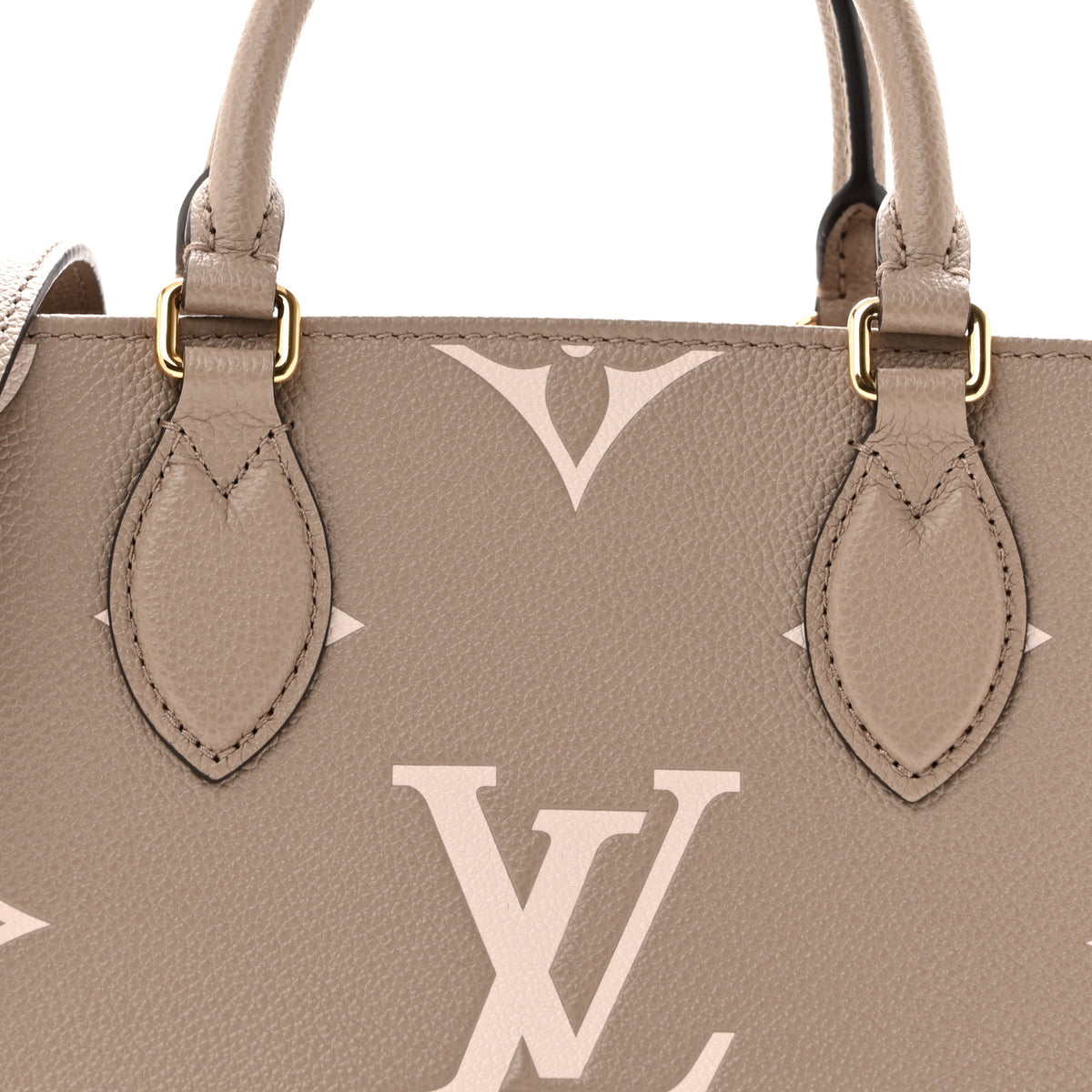 Louis Vuitton Empreinte Monogram Giant Onthego PM Tourterelle Creme 7 of 9