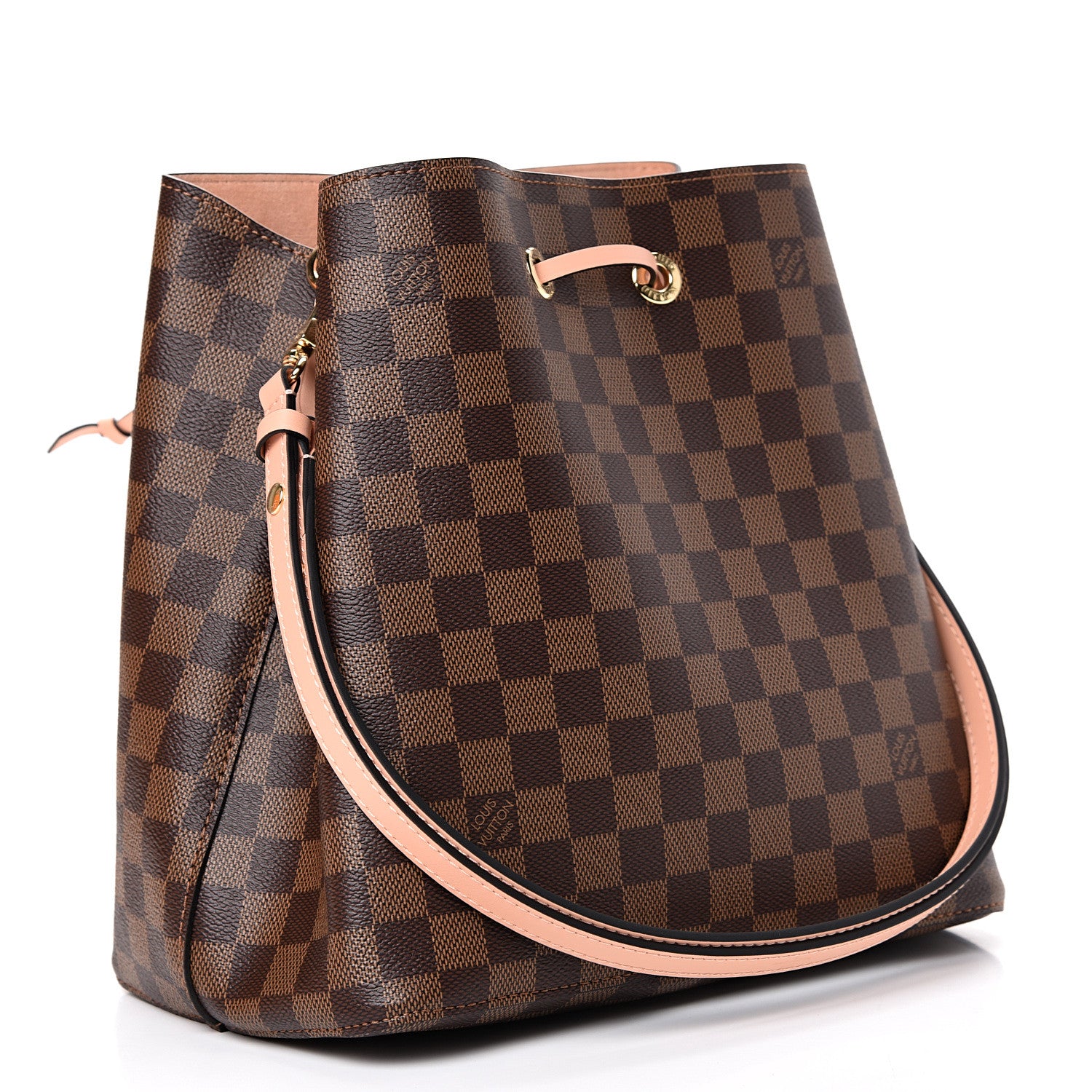 Louis Vuitton Damier Ebene Neonoe MM Venus Pink 2 of 10