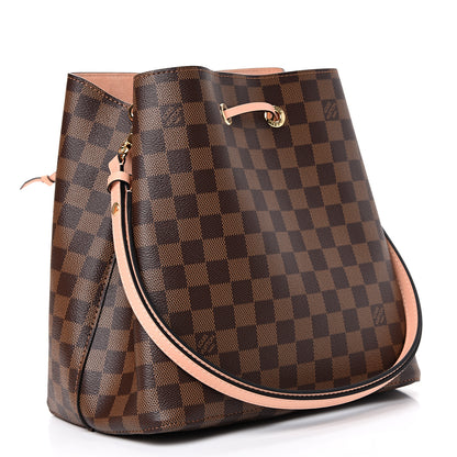 Louis Vuitton Damier Ebene Neonoe MM Venus Pink 2 of 10