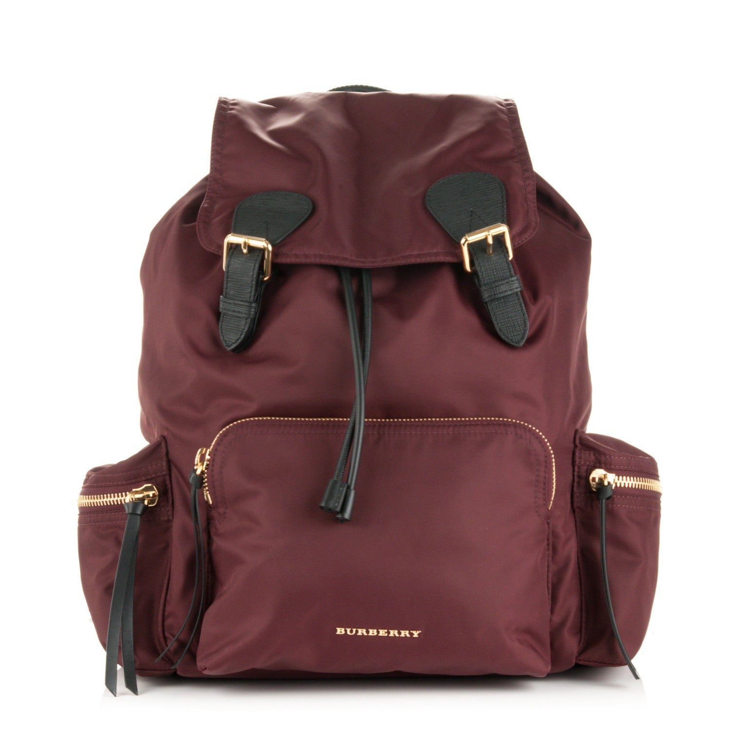 Burberry Nylon Large Rucksack Backpack Burgundy Red 1 of 7